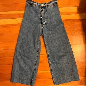 Jesse Kamm - Sailor Pants - Cowboy Denim - Size 2 (Inseam 22-1/3”)